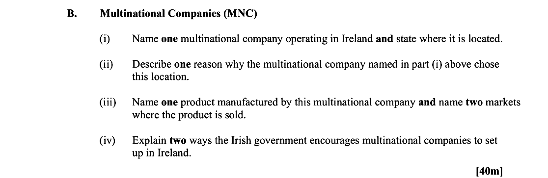 Name-one-multinational-company-operating-in-Ireland-and-state-where-it-is-located-Leaving Cert Geography-Question B-2012.png