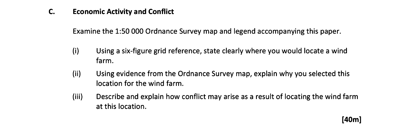 Examine-the-1:50-000-Ordnance-Survey-map-and-legend-accompanying-this-paper-Leaving Cert Geography-Question C.-2017.png