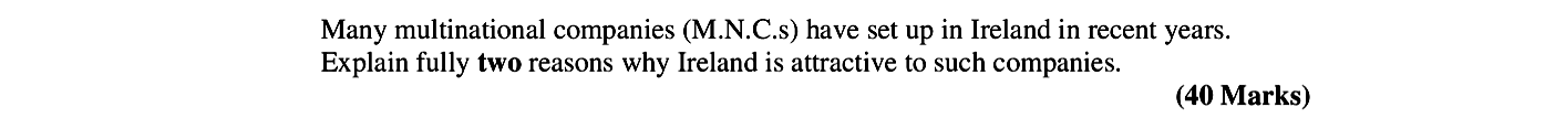 Many-multinational-companies-(M.N.C.s)-have-set-up-in-Ireland-in-recent-years-Leaving Cert Geography-Question Question 1-2007.png