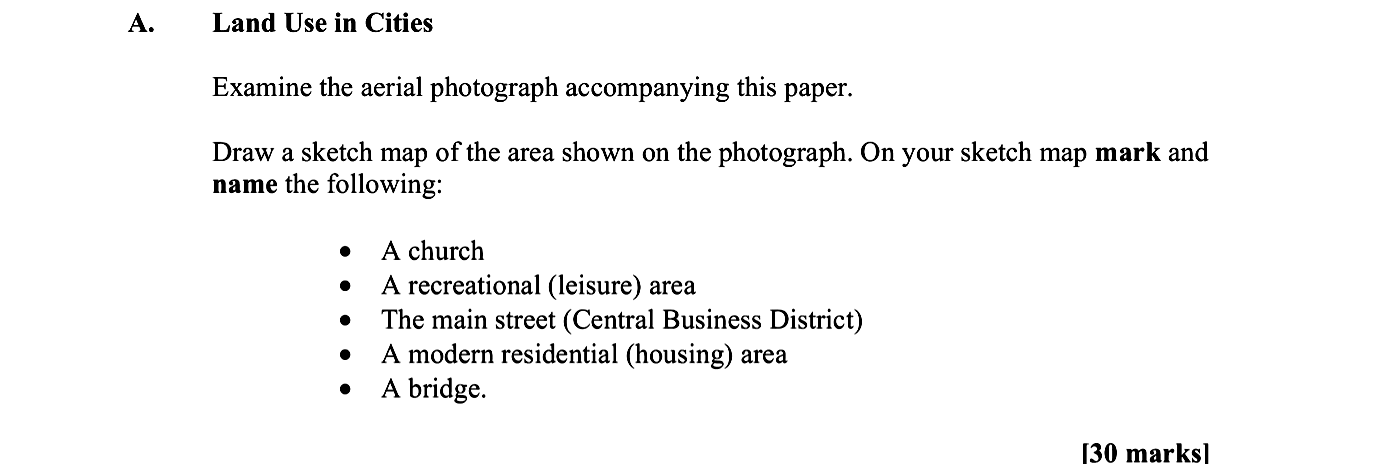 Examine-the-aerial-photograph-accompanying-this-paper-Leaving Cert Geography-Question A-2010.png