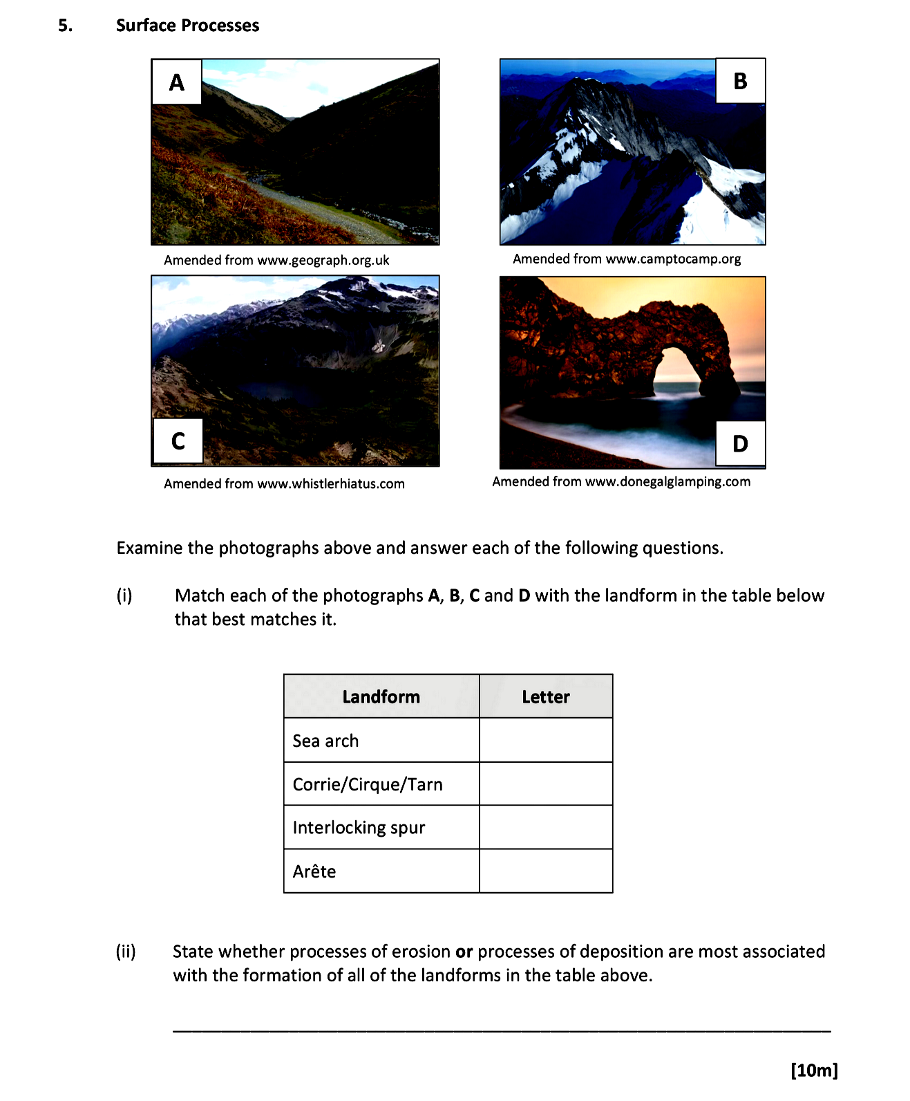 Examine-the-photographs-above-and-answer-each-of-the-following-questions-Leaving Cert Geography-Question 5-2018.png