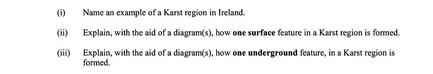 Name-an-example-of-a-Karst-region-in-Ireland.-Leaving Cert Geography-Question i-2011.png