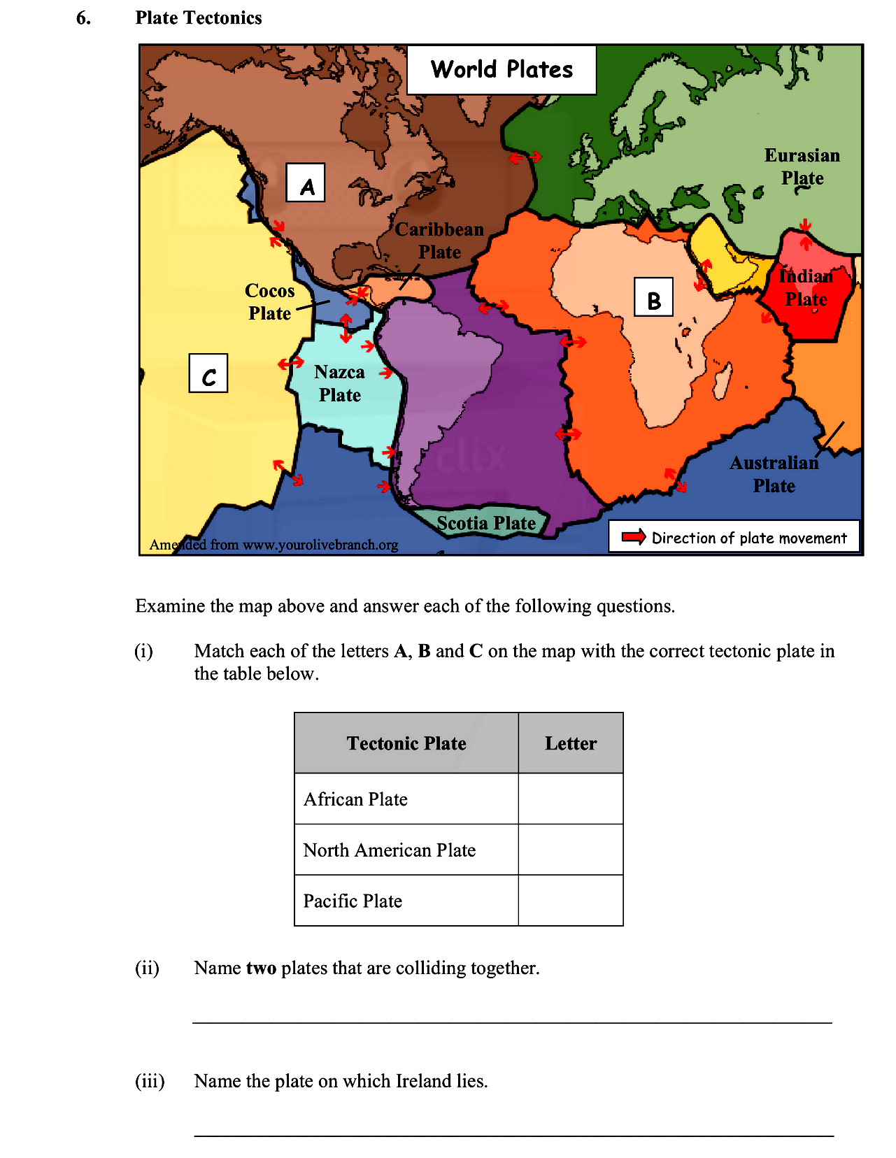 Examine-the-map-above-and-answer-each-of-the-following-questions-Leaving Cert Geography-Question 6-2014.png