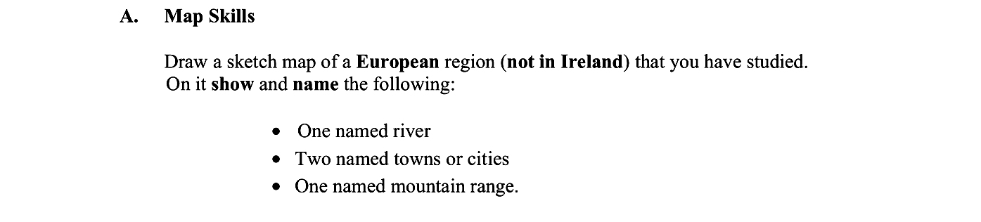 Draw-a-sketch-map-of-a-European-region-(not-in-Ireland)-that-you-have-studied-Leaving Cert Geography-Question A-2012.png
