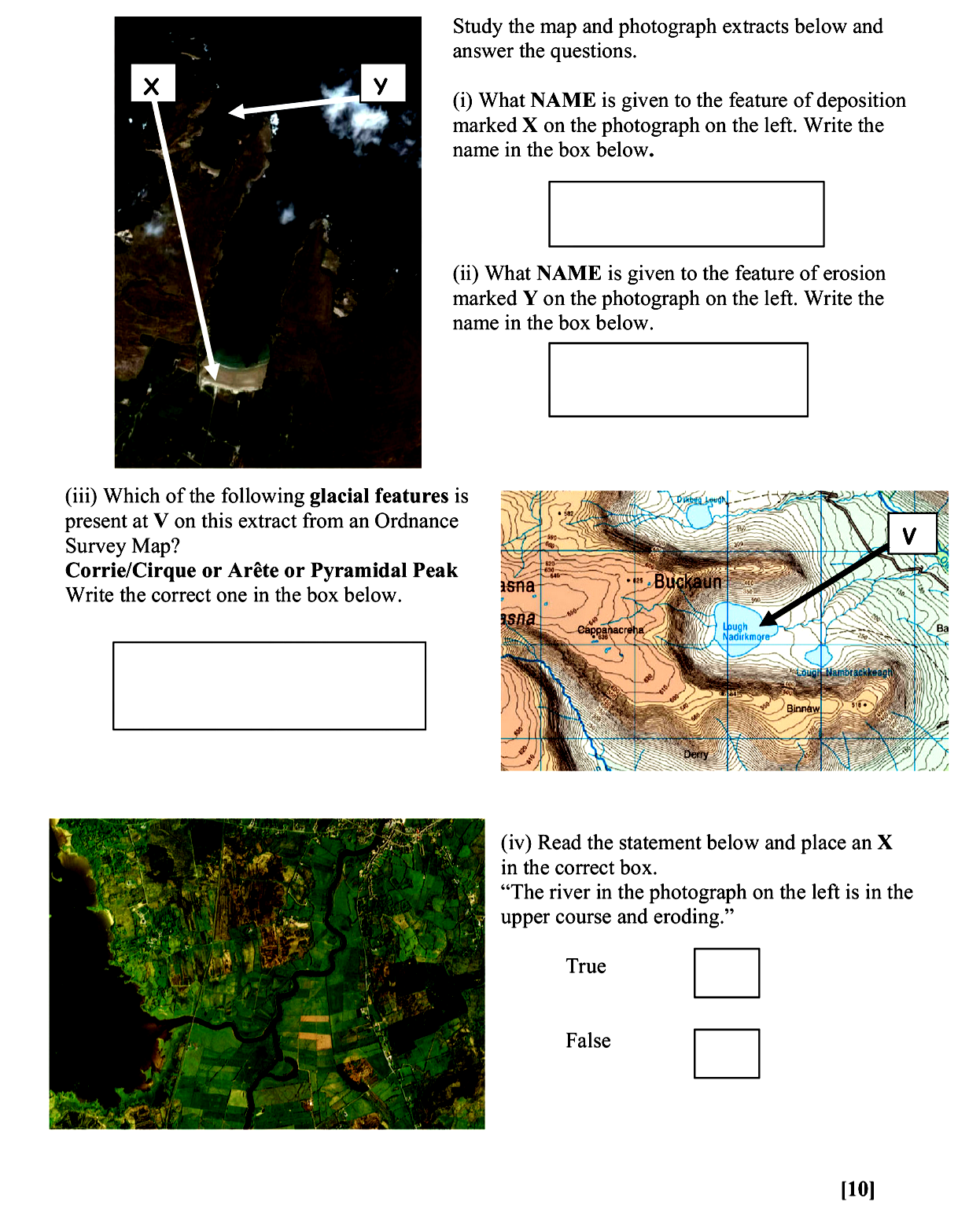 Study-the-map-and-photograph-extracts-below-and-answer-the-questions-Leaving Cert Geography-Question Question 1-2007.png