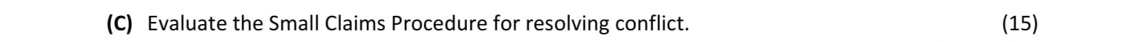 Evaluate-the-Small-Claims-Procedure-for-resolving-conflict.-Leaving Cert Business-Question C-2019.png