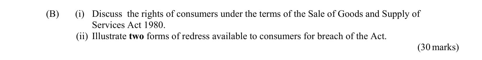 Discuss-the-rights-of-consumers-under-the-terms-of-the-Sale-of-Goods-and-Supply-of-Services-Act-1980-Leaving Cert Business-Question (B)-2011.png