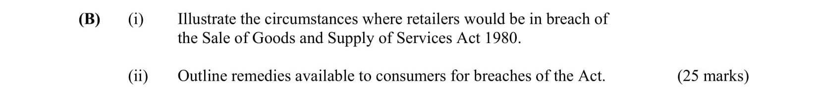 Illustrate-the-circumstances-where-retailers-would-be-in-breach-of-the-Sale-of-Goods-and-Supply-of-Services-Act-1980-Leaving Cert Business-Question B-2011.png