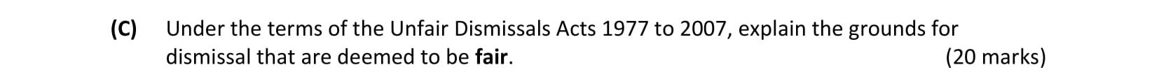 Under-the-terms-of-the-Unfair-Dismissals-Acts-1977-to-2007,-explain-the-grounds-for-dismissal-that-are-deemed-to-be-fair.-Leaving Cert Business-Question (C)-2018.png