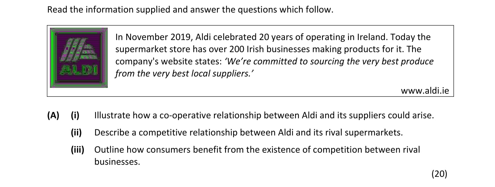 Read-the-information-supplied-and-answer-the-questions-which-follow-Leaving Cert Business-Question 1-2017.png