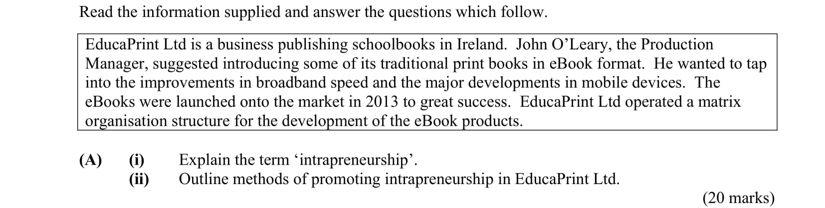 EducaPrint-Ltd-is-a-business-publishing-schoolbooks-in-Ireland-Leaving Cert Business-Question A-2013.png