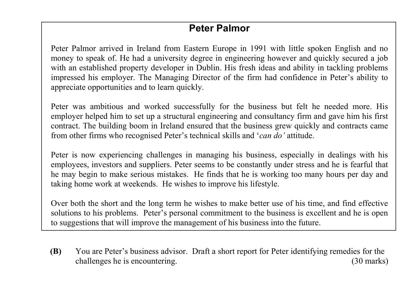You-are-Peter's-business-advisor-Leaving Cert Business-Question B-2004.png