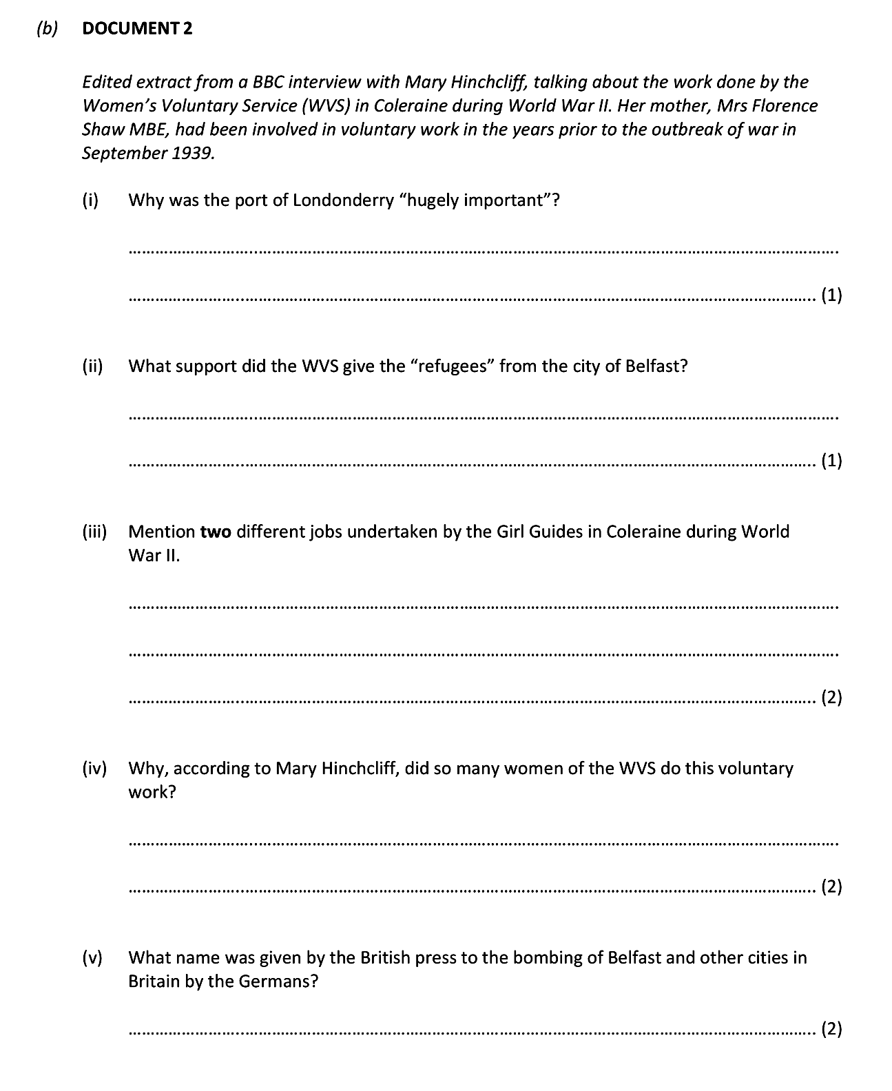 Edited-extract-from-a-BBC-interview-with-Mary-Hinchcliff,-talking-about-the-work-done-by-the-Women’s-Voluntary-Service-(WVS)-in-Coleraine-during-World-War-II-Junior Cycle History-Question 2-2017.png