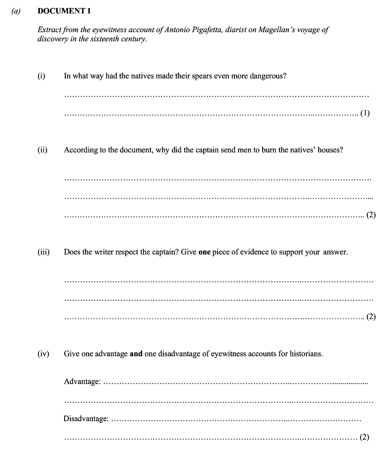 DOCUMENT-1--Extract-from-the-eyewitness-account-of-Antonio-Pigafetta,-diarist-on-Magellan’s-voyage-of-discovery-in-the-sixteenth-century-Junior Cycle History-Question 1-2012.png