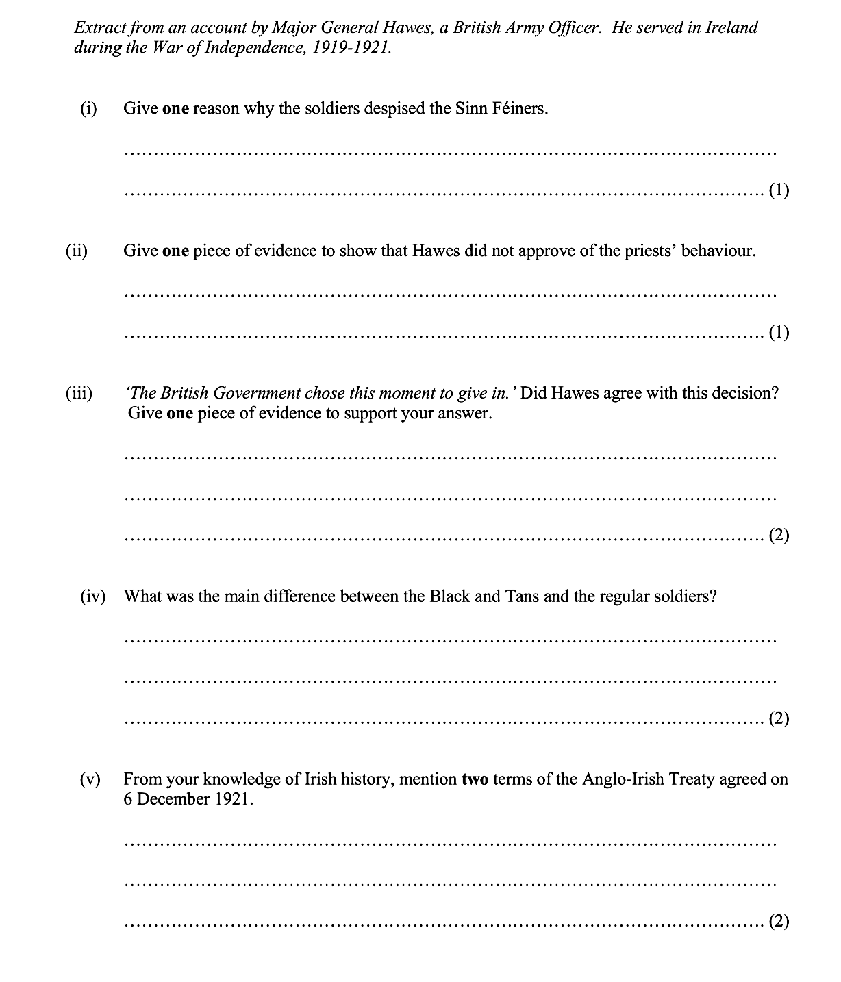 Extract-from-an-account-by-Major-General-Hawes,-a-British-Army-Officer-Junior Cycle History-Question b-2009.png