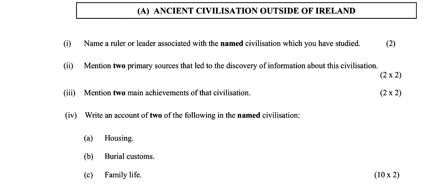 Name-a-ruler-or-leader-associated-with-the-named-civilisation-which-you-have-studied-Junior Cycle History-Question A-2013.png