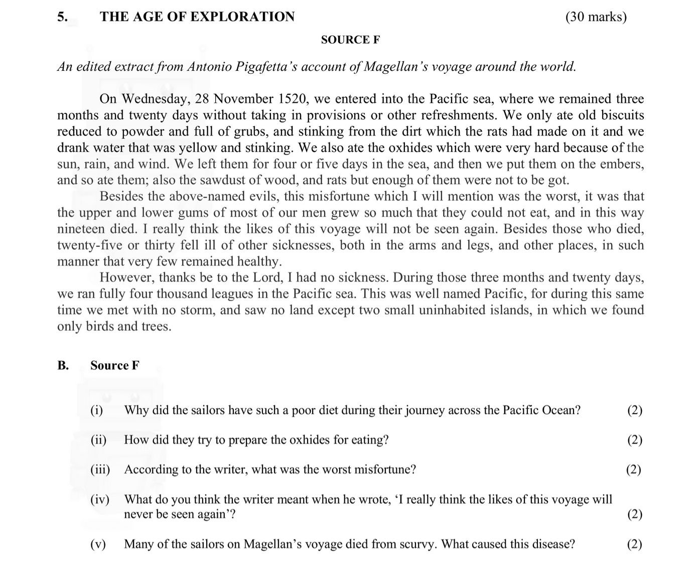 SOURCE-F--An-edited-extract-from-Antonio-Pigafetta’s-account-of-Magellan’s-voyage-around-the-world-Junior Cycle History-Question 5B-2015.png
