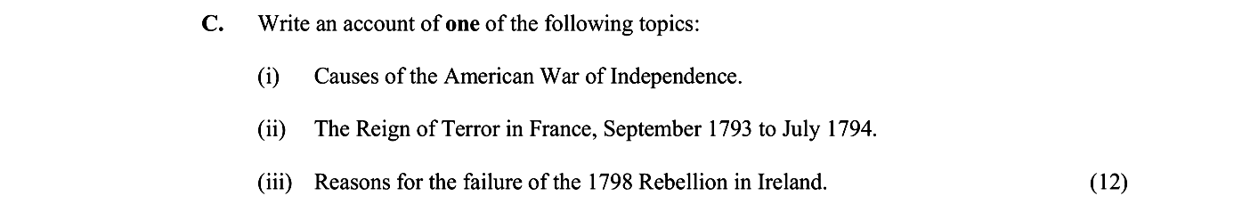 Write-an-account-of-one-of-the-following-topics:--(i)-Causes-of-the-American-War-of-Independence-Junior Cycle History-Question C-2008.png