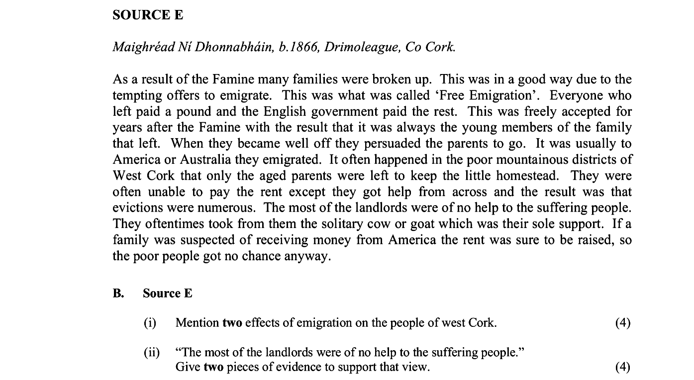 Source-E--Maighréad-Ní-Dhiomhaín,-b.1866,-Drimoleague,-Co-Cork-Junior Cycle History-Question B-2006.png
