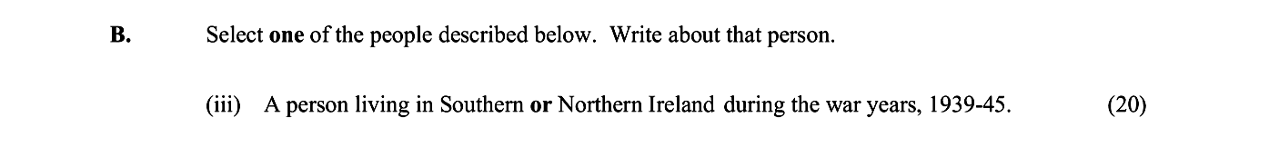 Select-one-of-the-people-described-below-Junior Cycle History-Question B (iii)-2009.png