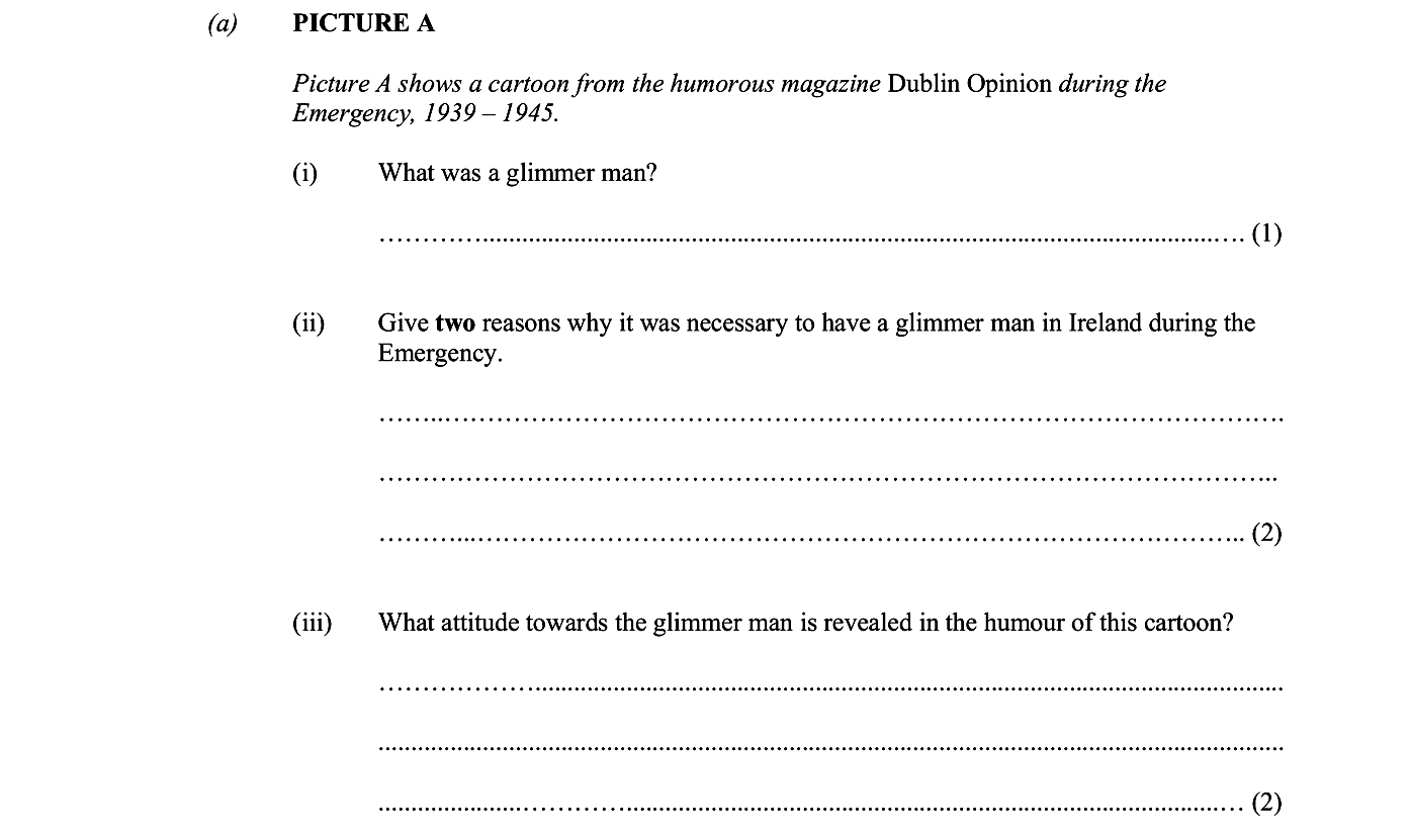 PICTURE-A--Picture-A-shows-a-cartoon-from-the-humorous-magazine-Dublin-Opinion-during-the-Emergency,-1939---1945-Junior Cycle History-Question a-2005.png