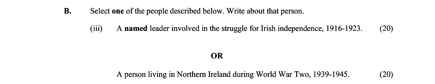 Select-one-of-the-people-described-below-Junior Cycle History-Question B(iii)-2005.png