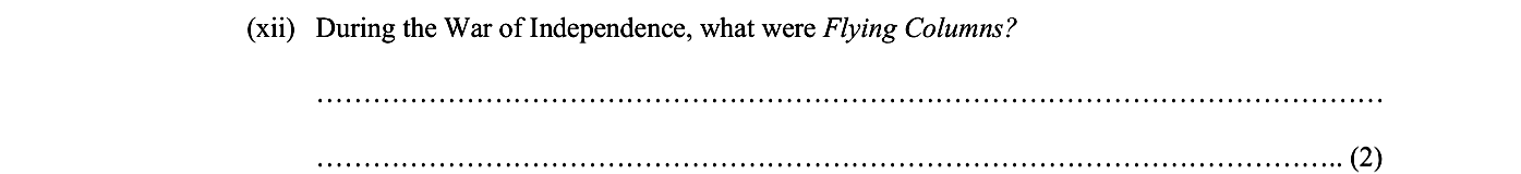 During-the-War-of-Independence,-what-were-Flying-Columns?---Junior Cycle History-Question xii-2008.png