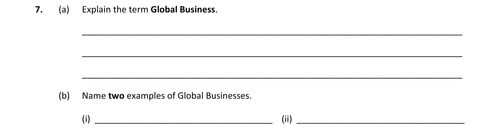 7.-(a)-Explain-the-term-Global-Business-Leaving Cert Business-Question 7-2017.png
