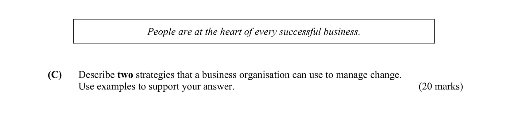 Describe-two-strategies-that-a-business-organisation-can-use-to-manage-change-Leaving Cert Business-Question C-2008.png