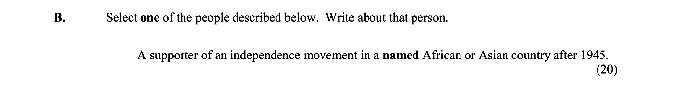 Select-one-of-the-people-described-below-Junior Cycle History-Question B-2013.png