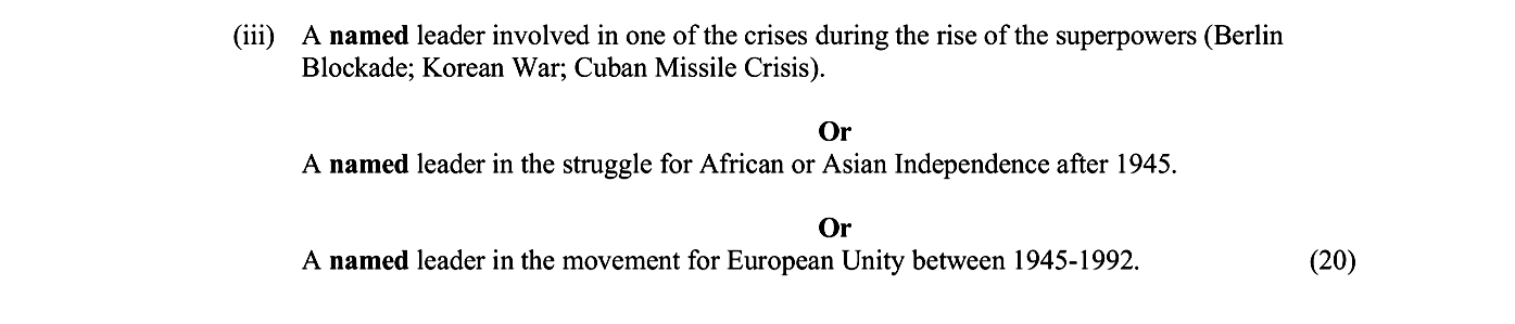A-named-leader-involved-in-one-of-the-crises-during-the-rise-of-the-superpowers-(Berlin-Blockade;-Korean-War;-Cuban-Missile-Crisis)-Junior Cycle History-Question iii-2010.png