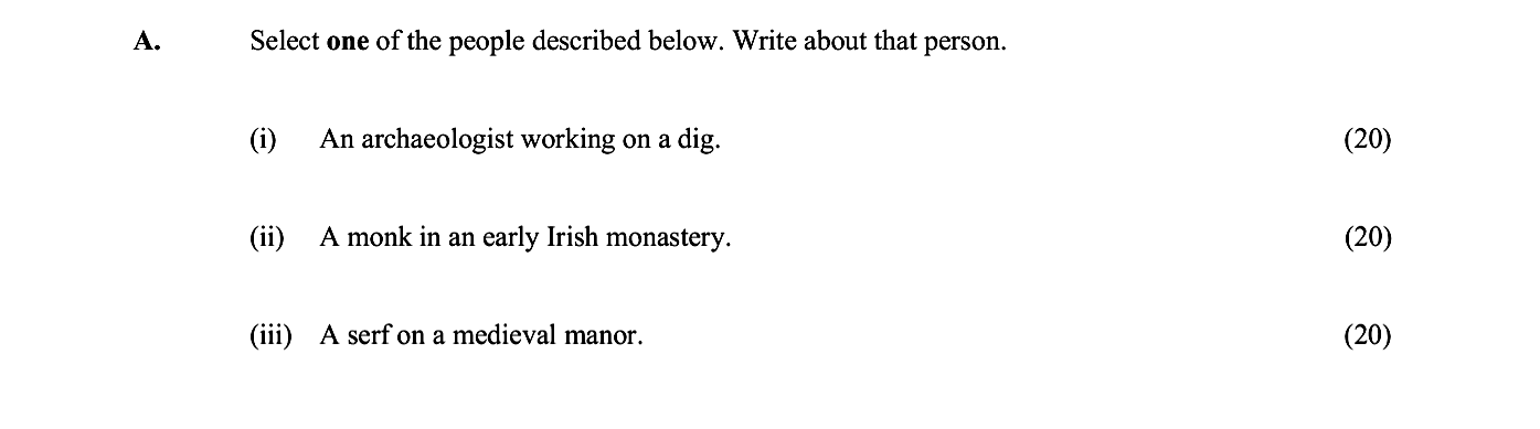 Select-one-of-the-people-described-below-Junior Cycle History-Question A(i)-2007.png