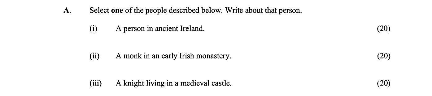 Select-one-of-the-people-described-below-Junior Cycle History-Question A (i)-2005.png