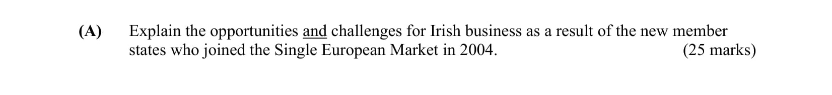 Explain-the-opportunities-and-challenges-for-Irish-business-as-a-result-of-the-new-member-states-who-joined-the-Single-European-Market-in-2004.-Leaving Cert Business-Question A-2005.png
