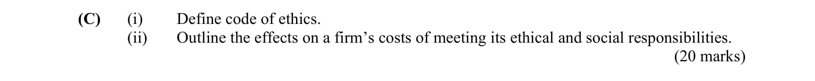 Define-code-of-ethics-Leaving Cert Business-Question (C)-2007.png