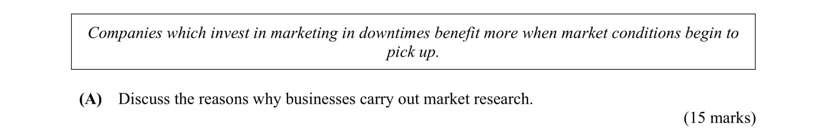 Discuss-the-reasons-why-businesses-carry-out-market-research.-Leaving Cert Business-Question 7(A)-2010.png