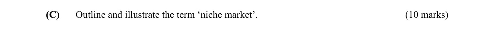 Outline-and-illustrate-the-term-'niche-market'.-Leaving Cert Business-Question C-2007.png