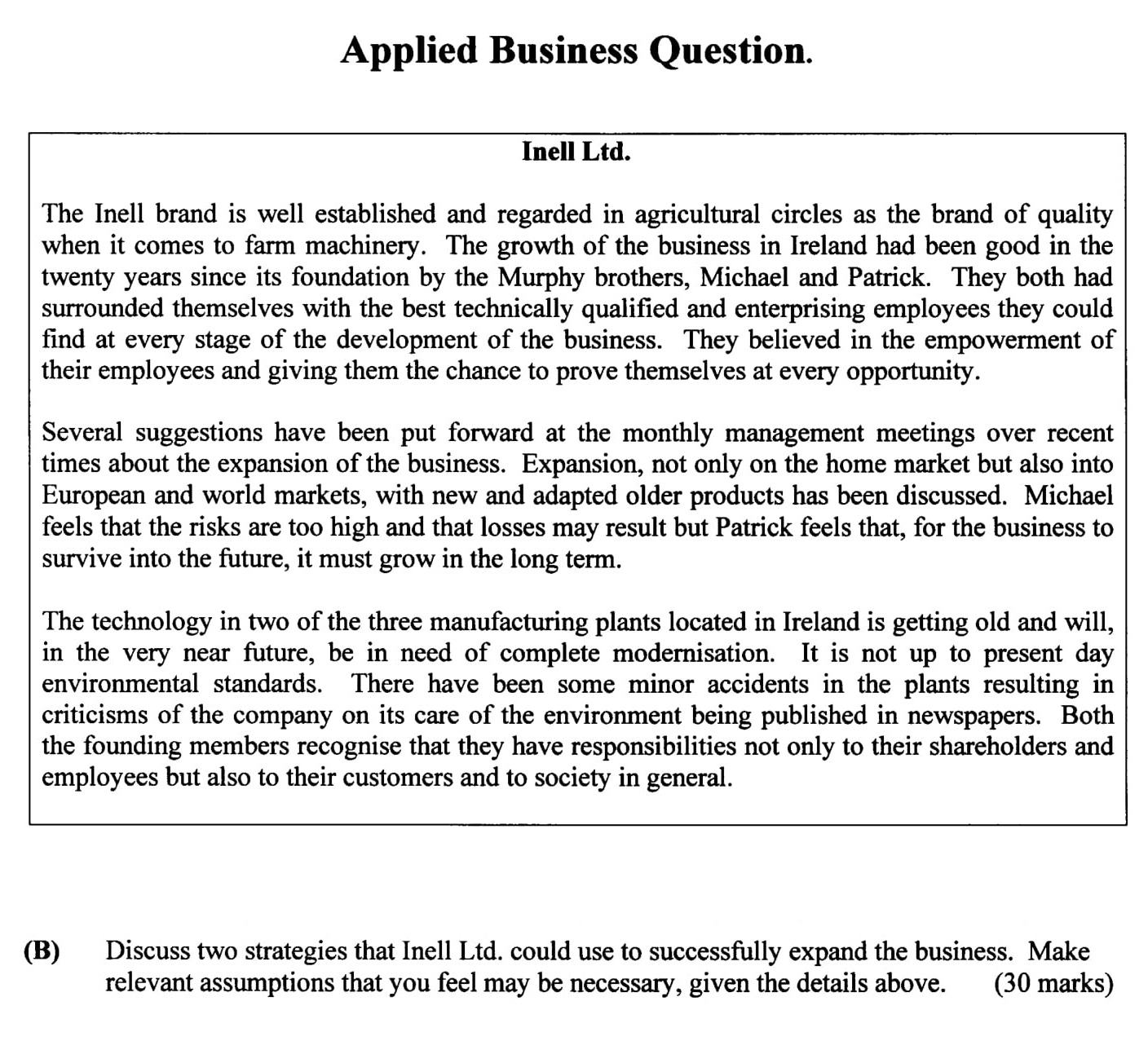 Discuss-two-strategies-that-Inell-Ltd-Leaving Cert Business-Question B-2002.png