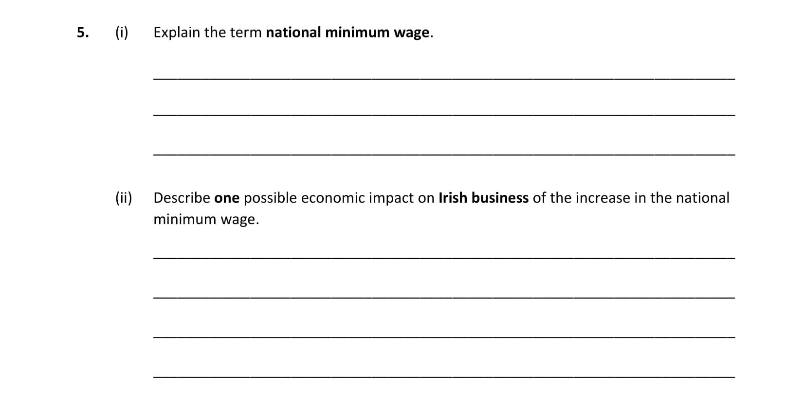 5.-(i)-Explain-the-term-national-minimum-wage-Leaving Cert Business-Question 5-2019.png