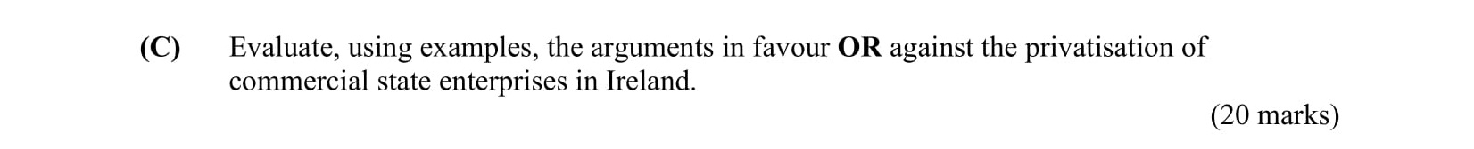 Evaluate,-using-examples,-the-arguments-in-favour-OR-against-the-privatisation-of-commercial-state-enterprises-in-Ireland.---Leaving Cert Business-Question C-2008.png