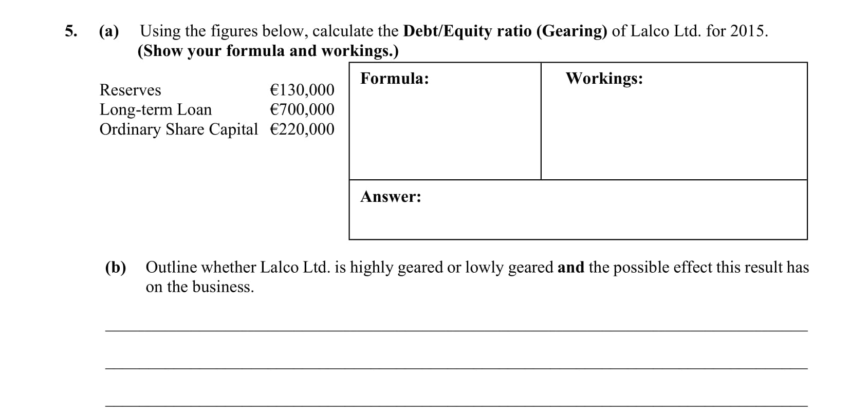 Using-the-figures-below,-calculate-the-Debt/Equity-ratio-(Gearing)-of-Lalco-Ltd-Leaving Cert Business-Question 5-2016.png
