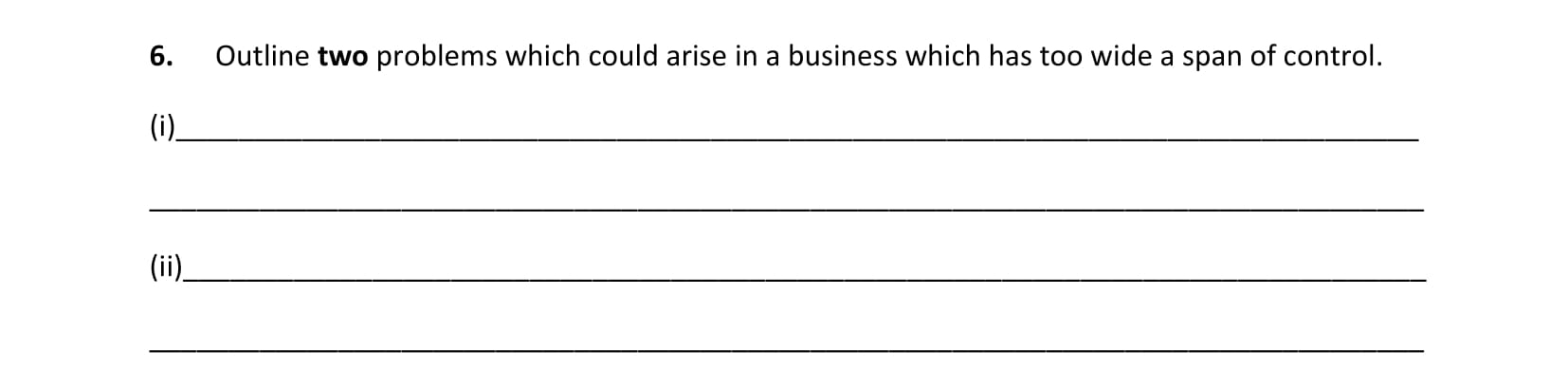 Outline-two-problems-which-could-arise-in-a-business-which-has-too-wide-a-span-of-control-Leaving Cert Business-Question 6-2019.png
