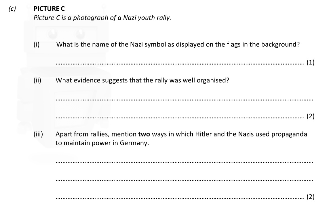 PICTURE-C-Picture-C-is-a-photograph-of-a-Nazi-youth-rally-Junior Cycle History-Question c-2017.png
