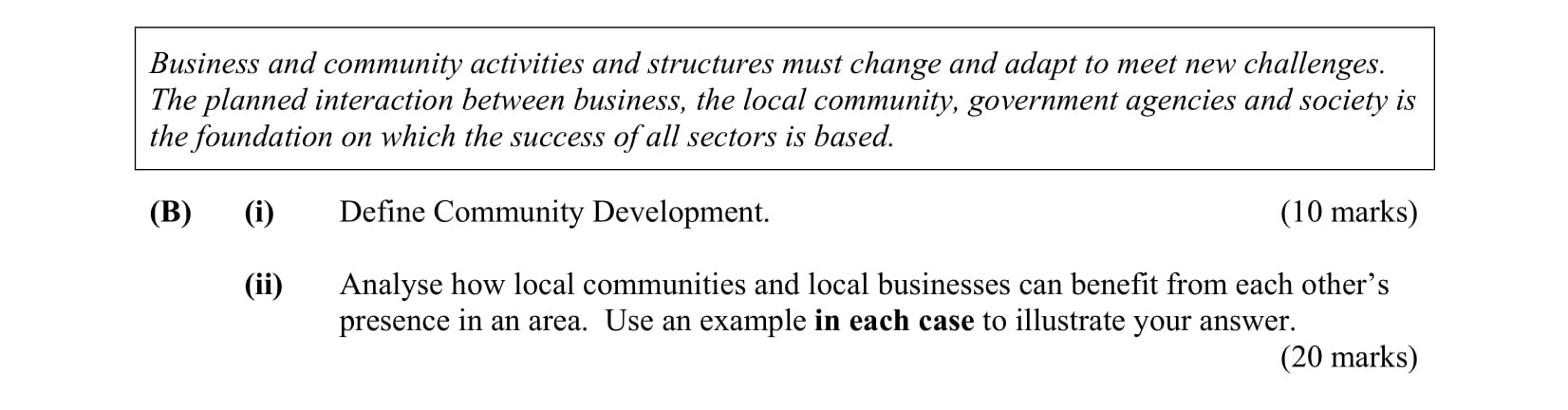 Define-Community-Development-Leaving Cert Business-Question B-2003.png
