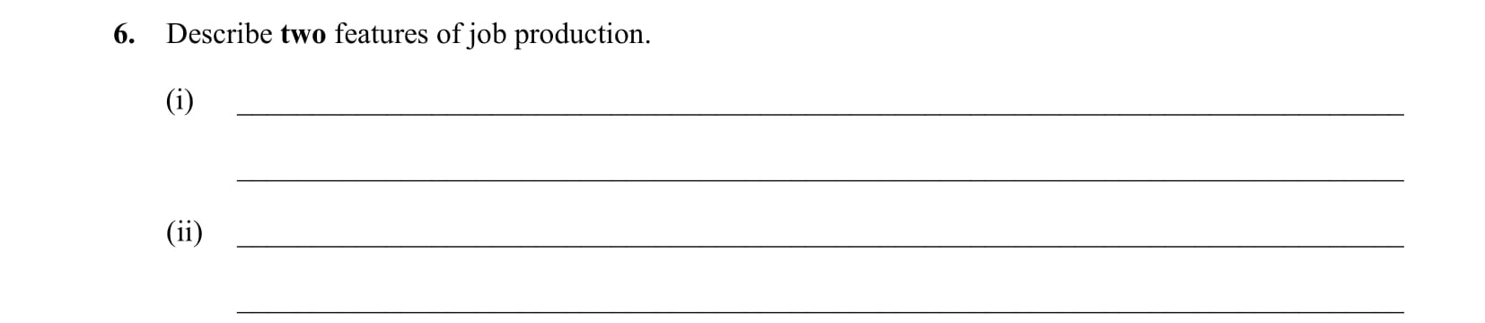 Describe-two-features-of-job-production-Leaving Cert Business-Question 6-2016.png