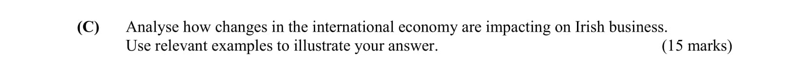 Analyse-how-changes-in-the-international-economy-are-impacting-on-Irish-business-Leaving Cert Business-Question C-2006.png