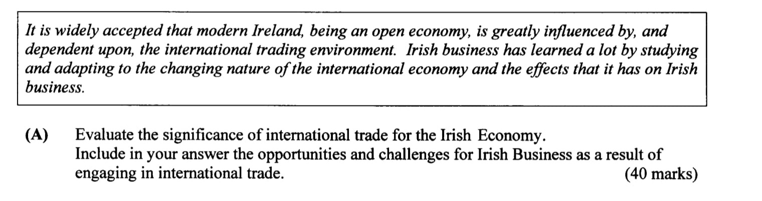 It-is-widely-accepted-that-modern-Ireland,-being-an-open-economy,-is-greatly-influenced-by,-and-dependent-upon,-the-international-trading-environment-Leaving Cert Business-Question A-2002.png