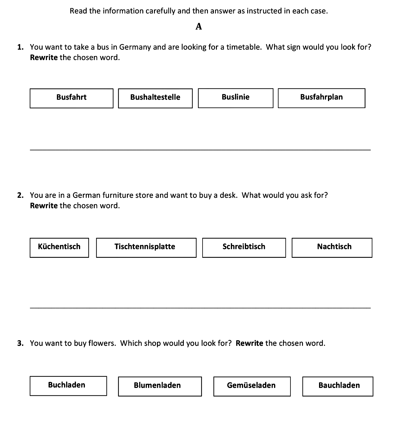 Read-the-information-carefully-and-then-answer-as-instructed-in-each-case-Junior Cycle German-Question 1-2017.png
