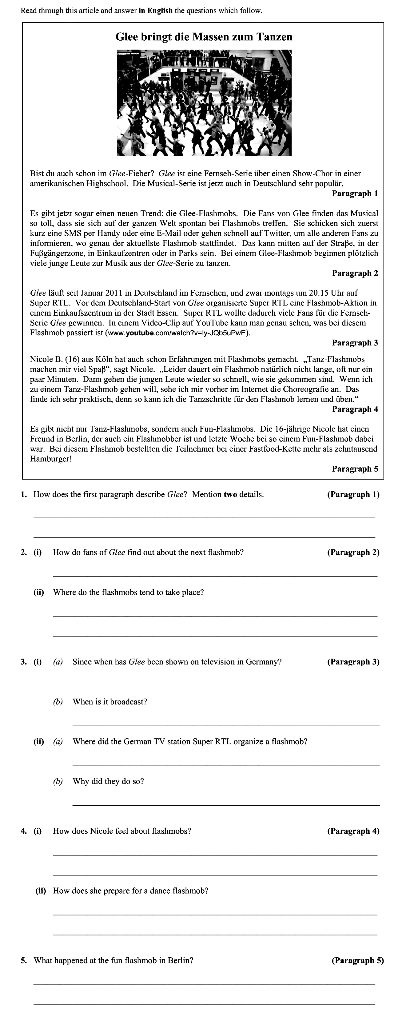 How-does-the-first-paragraph-describe-Glee?-Mention-two-details-Junior Cycle German-Question F-2012.png