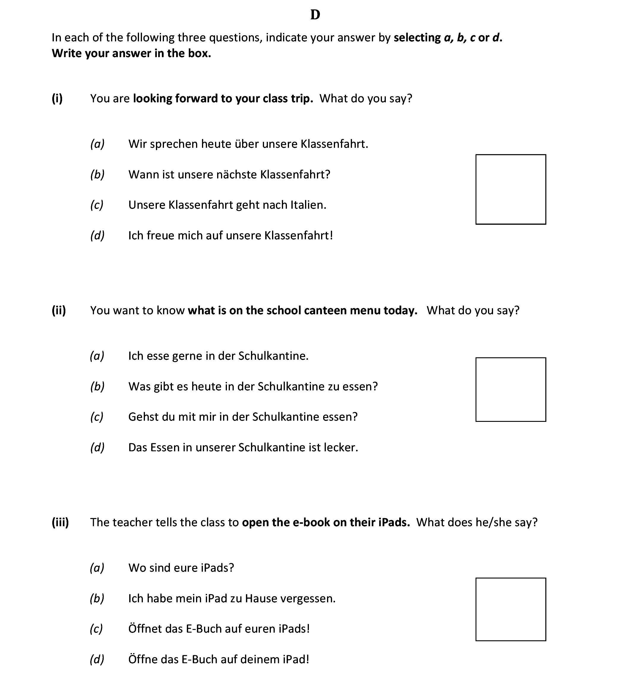 You-are-looking-forward-to-your-class-trip-Junior Cycle German-Question D-2017.png